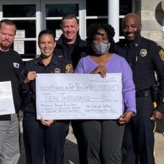 Philanthropist Donates $10,000 to Franklin Township Police